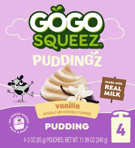 GoGo Squeez Indulgence Puddingz Vanilla