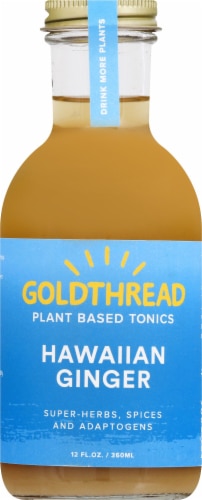 Goldthread Herbs Plant Based Tonics Hawaiian Ginger -- 12 fl oz