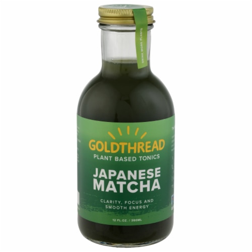 Goldthread Herbs Plant Based Tonics Japanese Matcha -- 12 fl oz