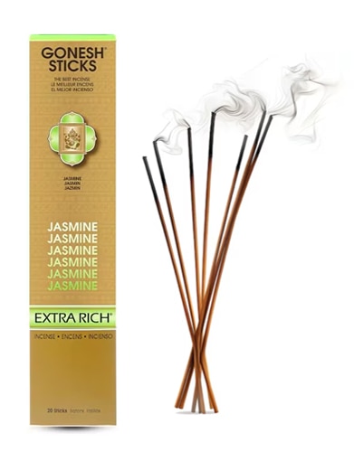 Gonesh Extra Rich Incense Single Note - Jasmine