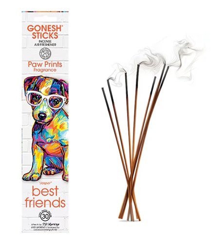 Gonesh Incense Blended Pet Friendly Scent - Paw Prints Jasper