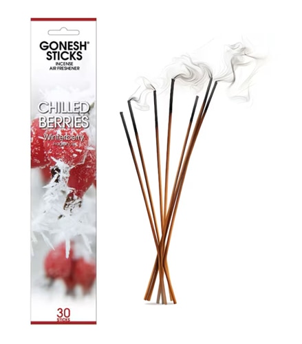 Gonesh Incense Blended Winter Scent - Chilled Berries Winterberry