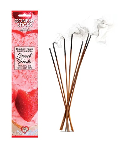 Gonesh Incense Sweet Treats 2 Strawberry + Vanilla