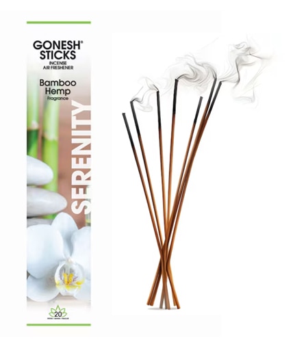 Gonesh Incense Wellness - Serenity Bamboo Hemp