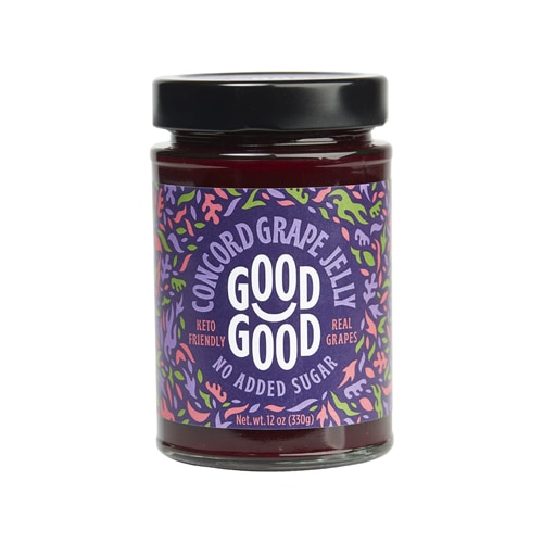 Good Good Vegan Gluten Free No Added Sugar Concord Grape Jelly