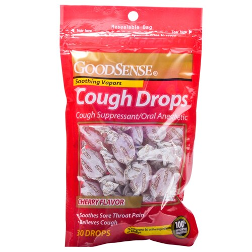 Good Sense Cough Drops Cherry