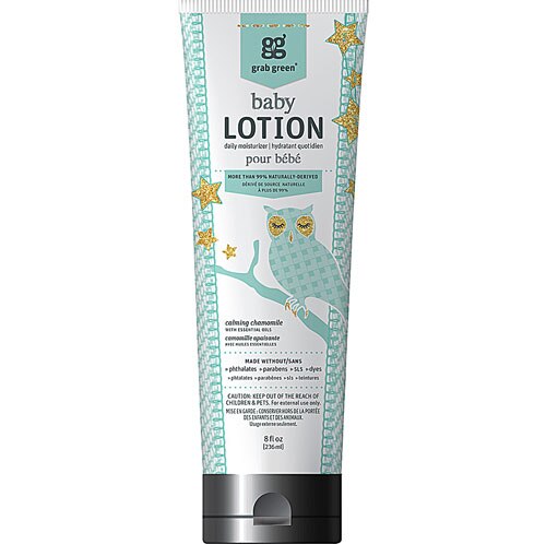 green baby lotion