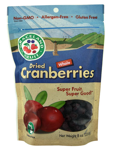 Graceland Fruit Dried Whole Cranberries -- 8 oz