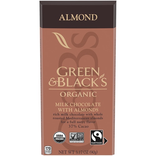 Green & Black's Organic Milk Chocolate With Almonds