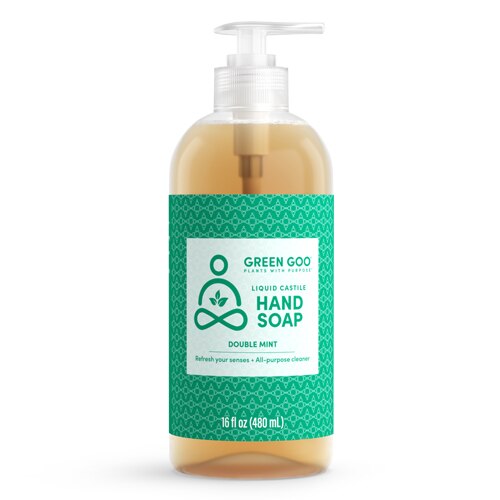 Green Goo Castile Hand Soap With Pump Double Mint