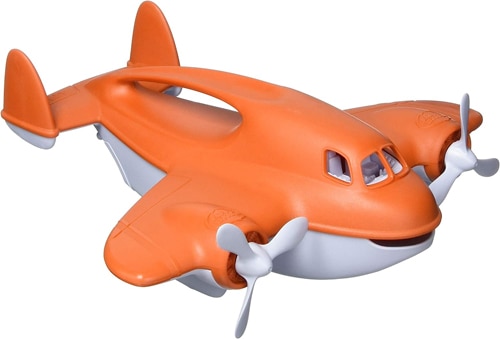 Green Toys Fire Plane Bath & Pool Toy BPA Free For Kids 6 Months+ -- 1 Toy