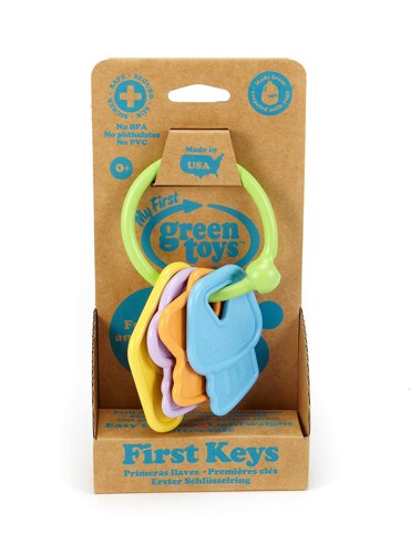 Green Toys First Keys Toy BPA Free For Baby 0+ Months -- 1 Toy