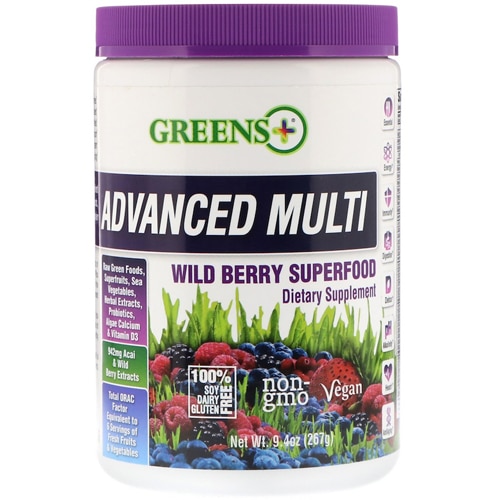 Greens Plus Advanced Multi Superfood Wild Berry -- 9.4 oz