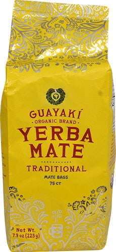 Guayaki Traditional Organic Yerba Mate Tea 75 Bags