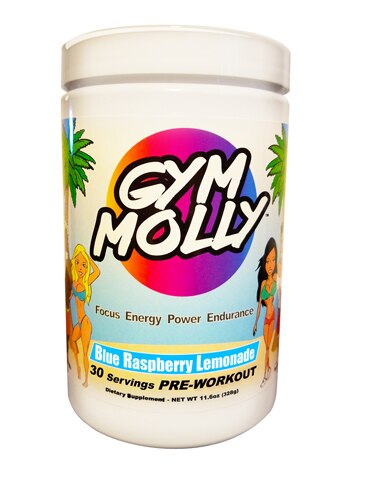 Gym Molly Pre-Workout Blue Raspberry Lemonade