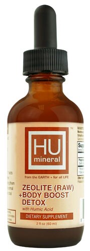 HU Mineral Zeolite Raw + Body Boost Detox Cleanse with Humic Acid -- 2 fl oz