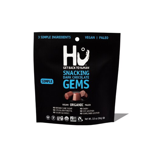 HU Organic Vegan Dark Chocolate Gems -- 3.5 oz