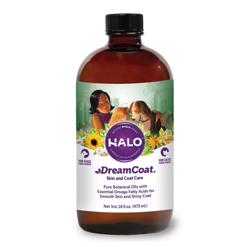 Halo Purely For Pets Vitaglo Dream Coat Meal Enhancement For Cats And Dogs 16 Fl Oz Buy Online In Albania Halo Purely For Pets Products In Albania See