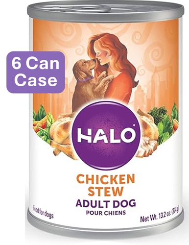Halo Adult Dog Wet Food Grain-Free Holistic Chicken Recipe