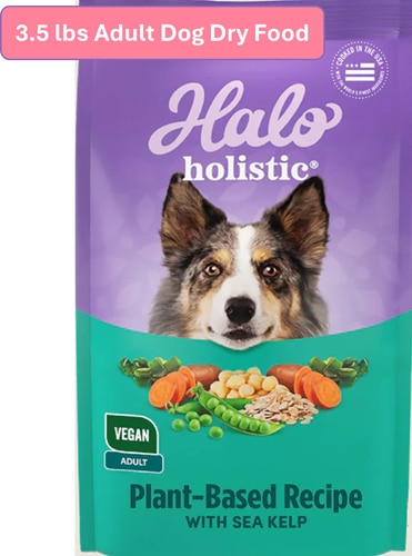 Halo Holistic Adult Dog Dry Food Vegan Plant-Based Recipe