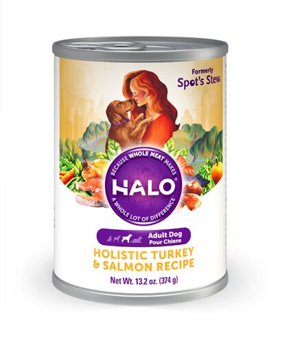 Halo holistic chicken recipe senior canned dog food sale