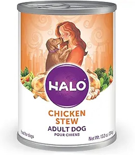 Halo Wet Dog Food Grain-Free Chicken Recipe