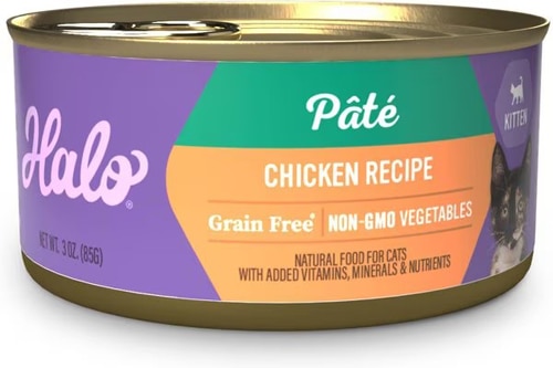 Halo Wet Kitten Food Grain-Free Chicken Recipe