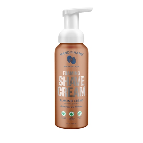 Hand in Hand Foaming Shave Cream Almond Crème