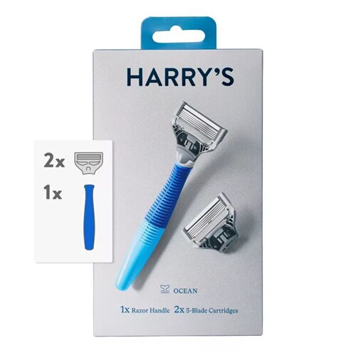 Harry's 5-Blade Razor - Ocean Blue -- 1 Razor