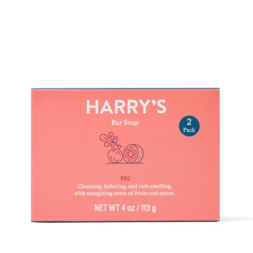 Harry's Men's Cleansing Bar Soap, Redwood Scent, 4 oz, 4 Pack 