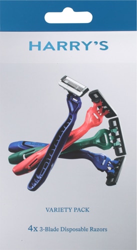 Harry's Disposable Razors Multi Color -- 4 Razors