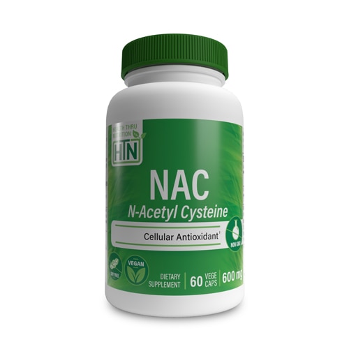 Health Thru Nutrition N-Acetyl Cysteine NAC Vegan Certified Non-GMO