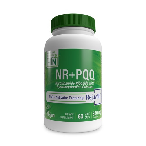 Health Thru Nutrition NR 300 mg with PQQ 20 mg Vegan Certified Non-GMO