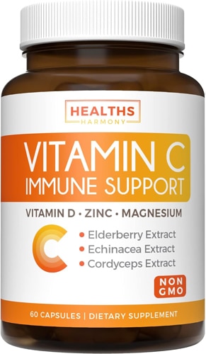 Healths Harmony Vitamin C Immune Support Capsules