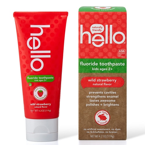 UPC 819156020264 hello® Wild Strawberry Fluoride Toothpaste 4.2 oz