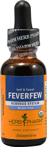 Herb Pharm Organic Feverfew Nervous System