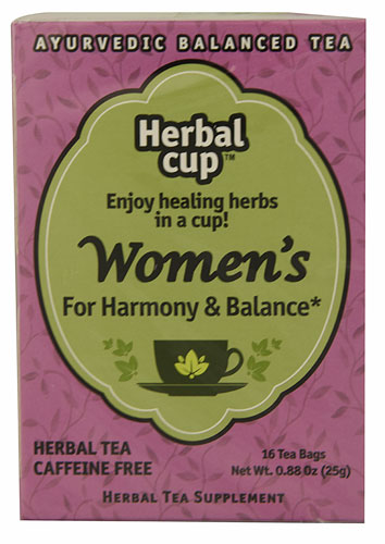Herbal Cup Ayurvedic Balanced Organic Herbal Tea Women's -- 16 Tea Bags