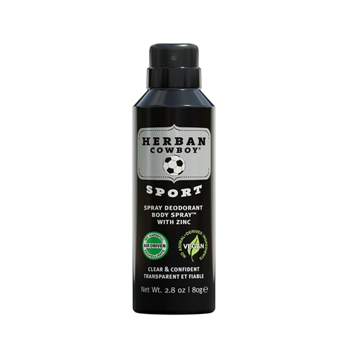 Herban Cowboy Aluminum Free Deodorant Body Spray - Sport