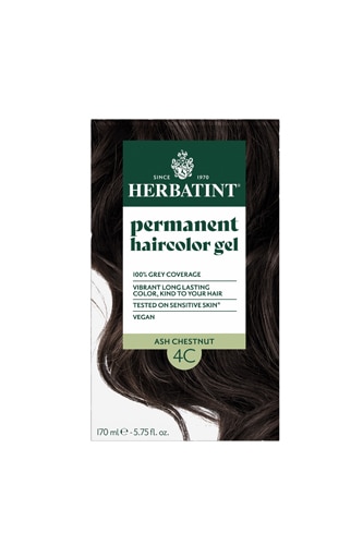 Herbatint Permanent Hair Color Gel 4C Ash Chestnut