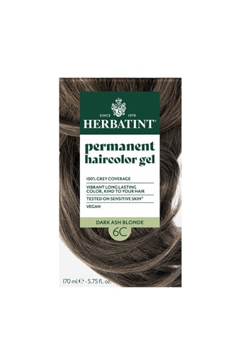 Herbatint Permanent Hair Color Gel 6C Dark Ash Blonde