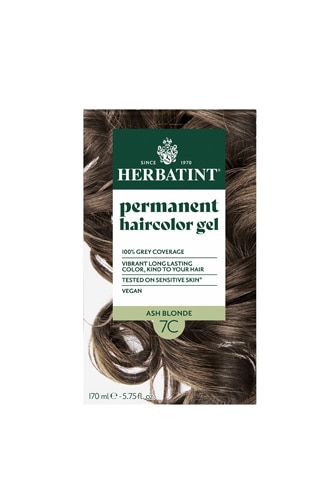 Herbatint Permanent Hair Color Gel 7C Ash Blonde