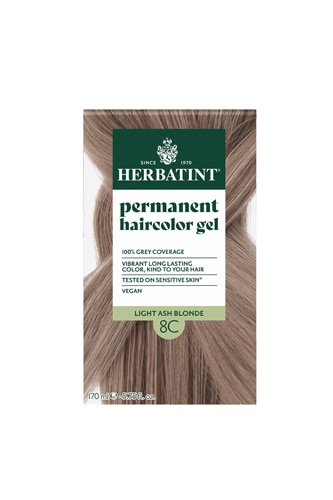 Herbatint Permanent Hair Color Gel 8C Light Ash Blonde