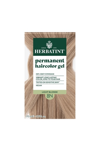 Herbatint Permanent Hair Color Gel 8N Light Blonde
