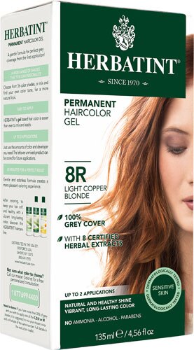 Herbatint Permanent Haircolor Gel 8R Light Copper Blonde -- 135 mL