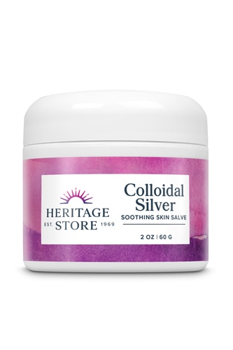 Heritage Store Colloidal Silver Soothing Skin Salve