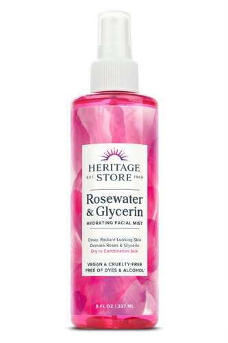 Heritage Store Rosewater & Glycerin Hydrating Facial Splash