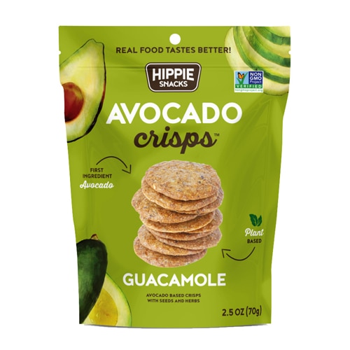 Hippie Snacks Avocado Crisps Guacamole -- 2.5 oz