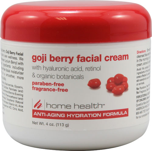 Home Health Goji Berry Facial Cream Fragrance Free -- 4 oz