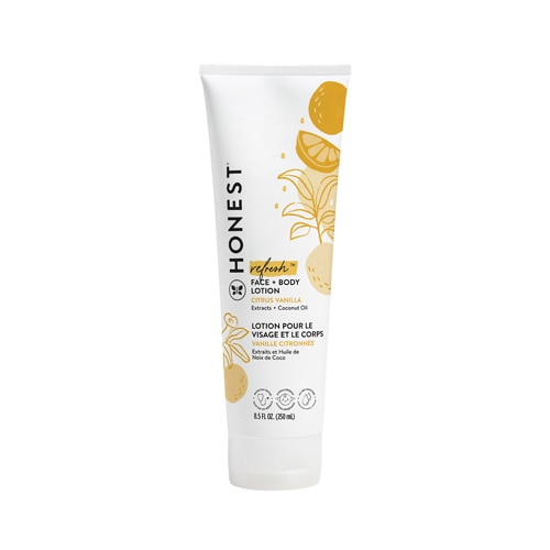 Honest Face + Body Lotion Refresh Citrus Vanilla