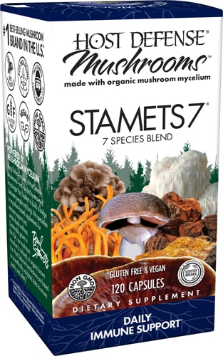 Host Defense Mushrooms Stamets 7 -- 120 Capsules
